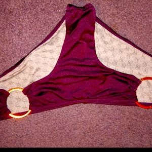 VS bikini bottom with gold